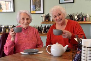 Margaret Evans and Muriel Hill..