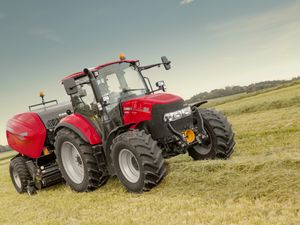 Supporting image for story: First UK sight of new Case IH mid-range tractors and upgraded round balers 