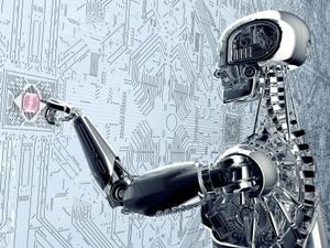 Supporting image for story: Scientists use AI to teach advanced robot to laugh appropriately at jokes in attempt to make it 'more human'