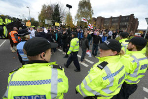 EDL march in Telford earlier this year