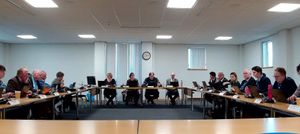 A Shropshire Council scrutiny committee met on Thursday to discuss the bus lane issue. Picture: Screengrab of council YouTube channel