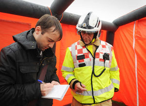Incident Commander Support Officer Neil Griffiths