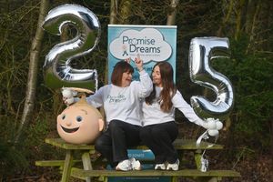 Nikki Yeomans and Dream Co-Ordinator Vickie Thompson are ready to celebrate 25 years of making dreams happen