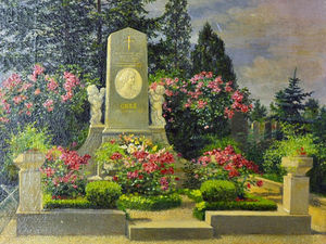 Supporting image for story: Doubts over authenticity of 'Hitler' paintings sold at Shropshire auction house