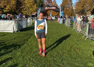 Chloe has already run a number of events and is training hard for the marathon next year