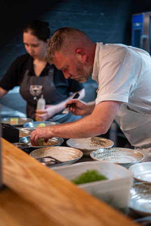 Award winning food at Maneki Ramen Japanese restaurant in the Jewellery Quarter in Birmingham