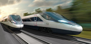 The CAF design for an HS2 train