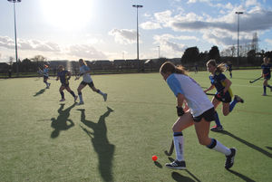 Leek ladies push forward.