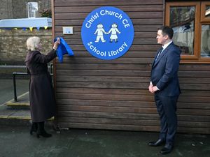 Supporting image for story: Camilla opens primary school library in project to boost reading among children