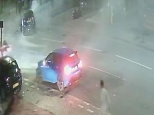 Supporting image for story: CCTV of fatal Birmingham crash released in appeal to trace pair who left scene