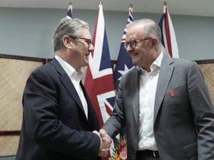 Sir Keir Starmer with Australian Prime Minister Anthony Albanes