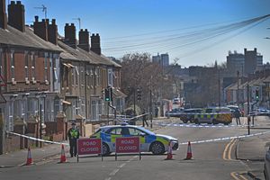 Walsall Police at the scene of a murder on Bloxwich Road/Norfolk Place where a 22-year-old was  stabbed.