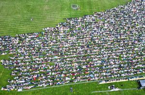 Eid celebrations at Small Heath Park, Birmingham. March 20, 2026. 