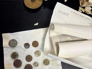 Supporting image for story: Time capsule found in rubble of landmark church following ‘deliberate’ fire