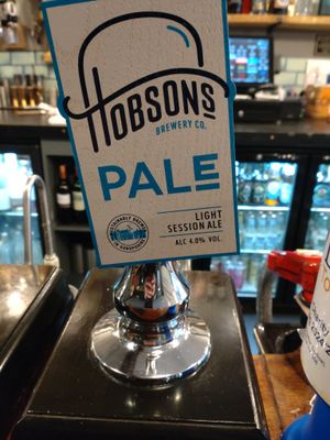 Hobsons Pale Ale was a drink of choice during his visit. Photo: Paul Heaton