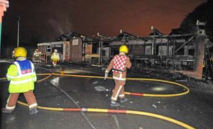 Watch commander at Tipton fire station, Paul Harpin, said: "When we got there the centre was 100 per cent alight and totally engulfed by flames. We surrounded the building and attacked it from all four walls using jets and breathing apparatus.  nextpage