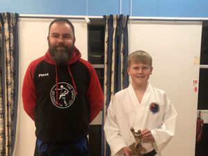 Supporting image for story: Student Jack picks up Bridgnorth Tae Kwon-Do award