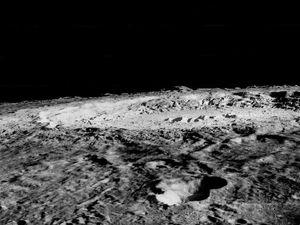 Supporting image for story: Turns out the moon once had a proper atmosphere