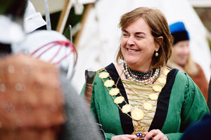 The Mayor of Shrewsbury, Jane Mackenzie, has arranged a Medieval Celebration day at Shrewsbury Castle all in said of her charity