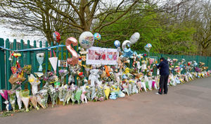 A sea of tributes left for the victims