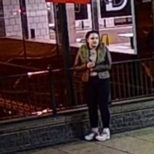 Cindy outside Liquor Lounge