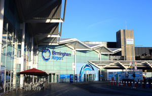 The Birmingham Airport terminal