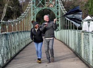 Shropshire has narrowly avoided the series yellow weather warnings issued by the Met Office for Thursday, but residents can still expect to brace for a wet day and winds of up to 40mph