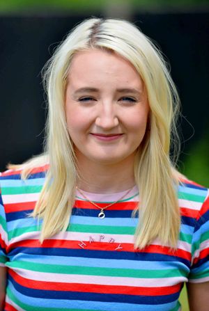 Olivia Bolas shaved her head for charity