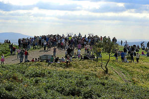 Supporting image for story: Telford band rock out on top of The Wrekin