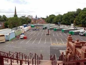 Supporting image for story: Take That lorries move in at Villa Park with gear