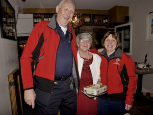 Supporting image for story: Village stalwart ditches 80th birthday presents and raises £400 for community first responders