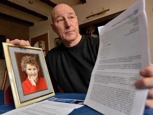 Supporting image for story: Son's anger as mother's necklace and bracelet stolen while she stayed at Stafford hospital