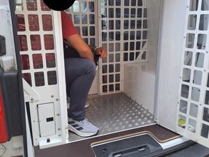 Supporting image for story: Oswestry police celebrate after catching up with 'vanishing act' defendant who missed court date