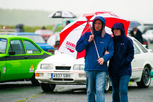 Car fans got wet at the Really Retro & Classic Car Show that was held at Seighford Airfield in Stafford towards the end of May