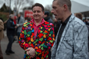 Style Wednesday brought some eye-catching costumes. (Photo by Carl Court/Getty Images)