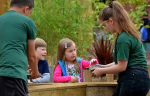 Hands-on fun for youngsters at the Exotic Zoo