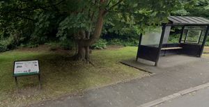 The bus shelter in Calcutts Road, near Jackfield. Picture: Google