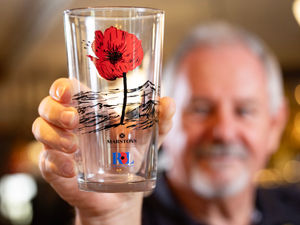 Supporting image for story: Get your hands on a limited-edition poppy pint glass in 39 pubs in Shropshire