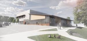An artist's impression of Whitchurch Pool and Fitness Centre.