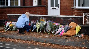 Dozens of tribues not lay at the scene