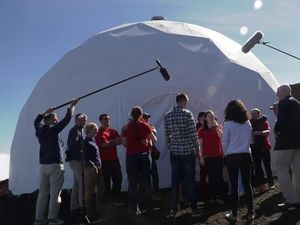 Supporting image for story: Six astronauts have just returned from their simulated trip to Mars