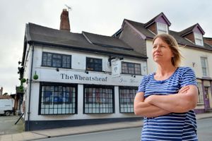 Ellen Brennan outside The Wheatsheaf
