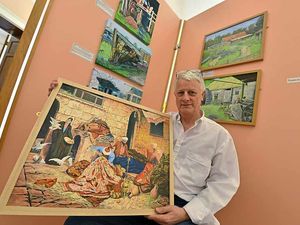 Supporting image for story: Self-taught Stourbridge artist is brushing up on hobby