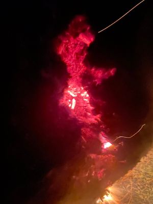 Fire crews tackled an undergrowth blaze on the hottest day of the year. Pictures: Market Drayton Fire Station