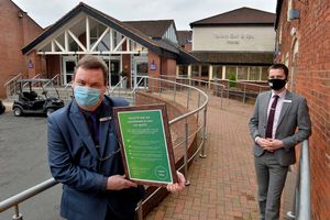 Shane Gray, guest experience manager, with Patrick Lynch, operations manager