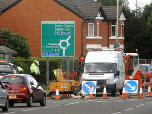 Supporting image for story: Traffic chaos as sewer collapses