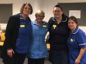 Supporting image for story: Nurse Christine given emotional send-off after 58 years helping Black Country patients