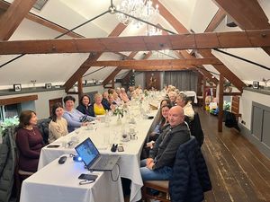 Members of SI Cannock joined by their Ukrainian friends