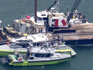 Supporting image for story: Two children killed at Miami sailing camp when barge hit boat, authorities say