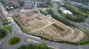 Recent progress at the Station Quarter development, Telford